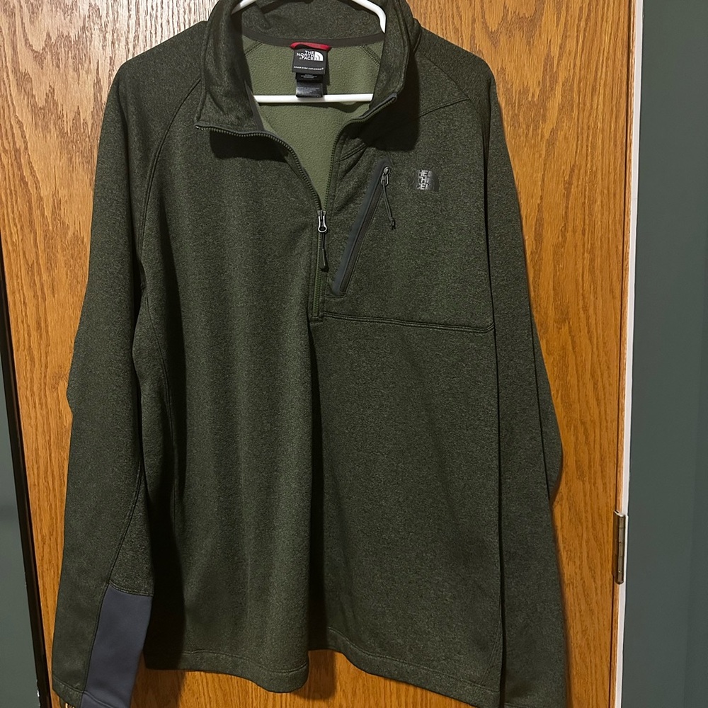 The North Face Olive Green Fleece Pullover
